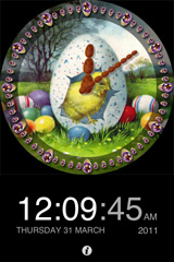 Easter O'Clock display