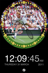 Tennis O'Clock display