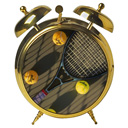 Tennis O'Clock - The fun clock for tennis fans everywhere